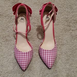 Pink high heel sandal